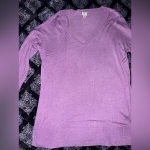 A New Day Lavender Knit Top - XL